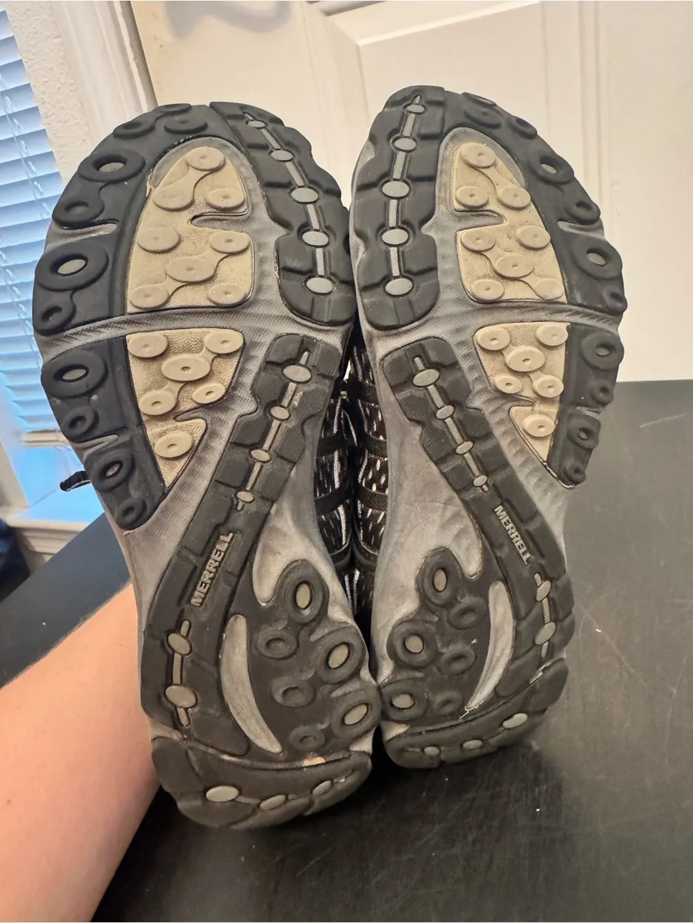 Merrell Women's Mix Master Move Glide Running Shoes Black/Silver US 7.5